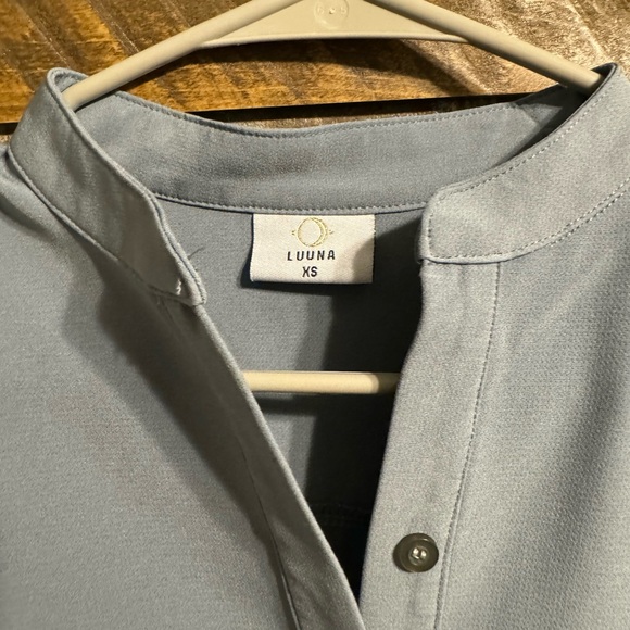 Luuna Nova Scrub Top - Ocean Grey - XS - Picture 2 of 2